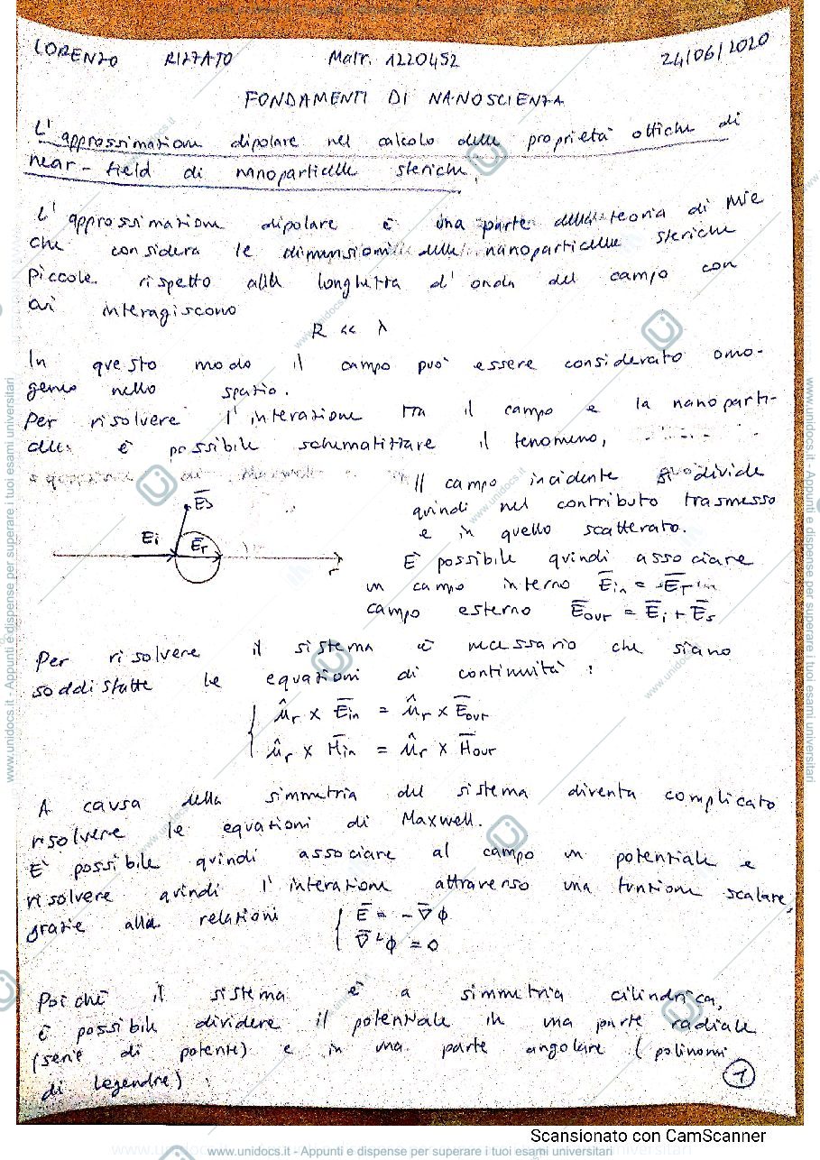 Anteprima pagina 1 — Temi d'esame 2020