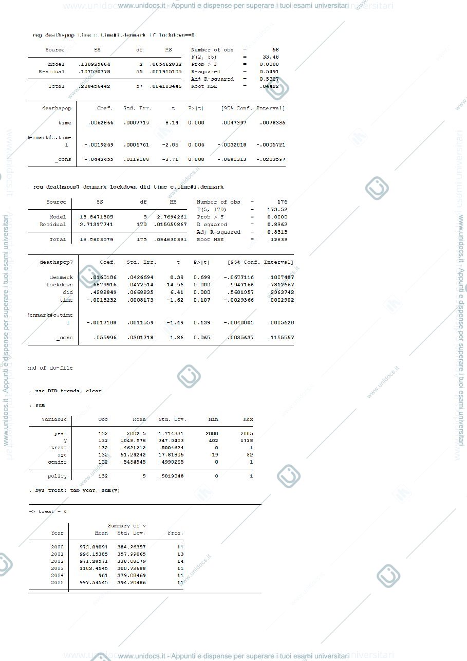 Anteprima pagina 2 — Modello diff in diff tutorial con stata - Mario Mazzocchi pt.1