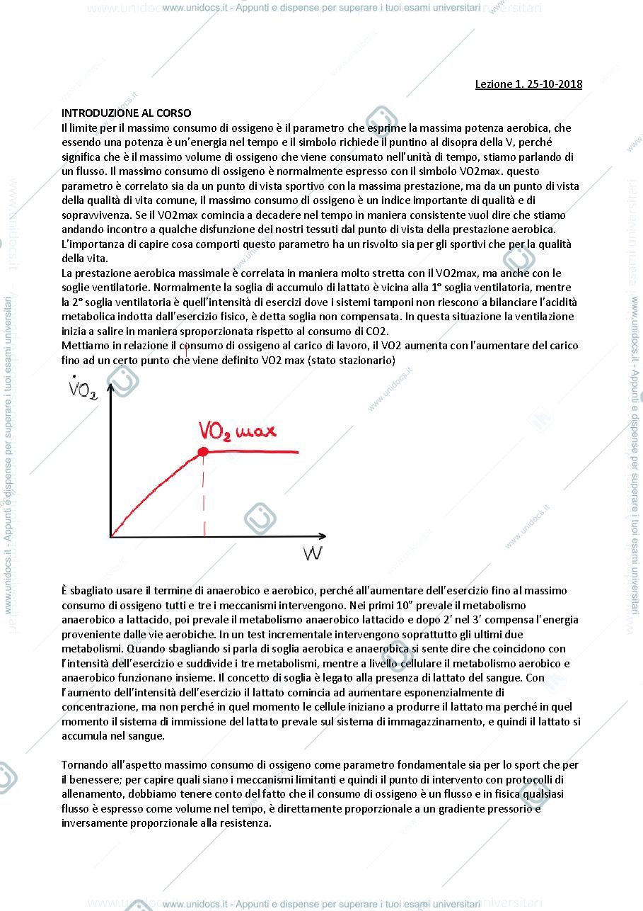Anteprima pagina 1 — FUNZIONALITA' FISIOLOGICA