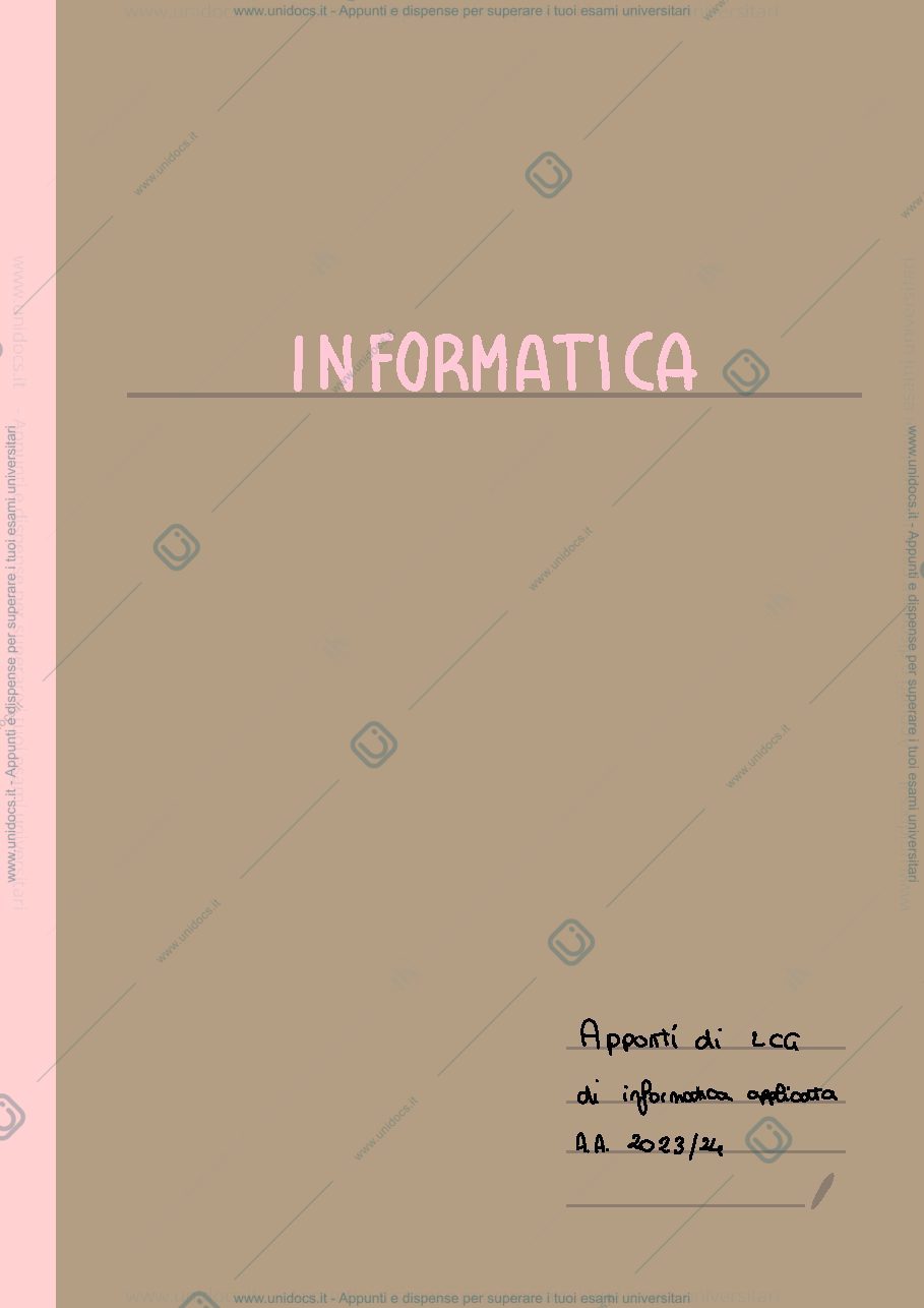 Anteprima pagina 1 — informatica