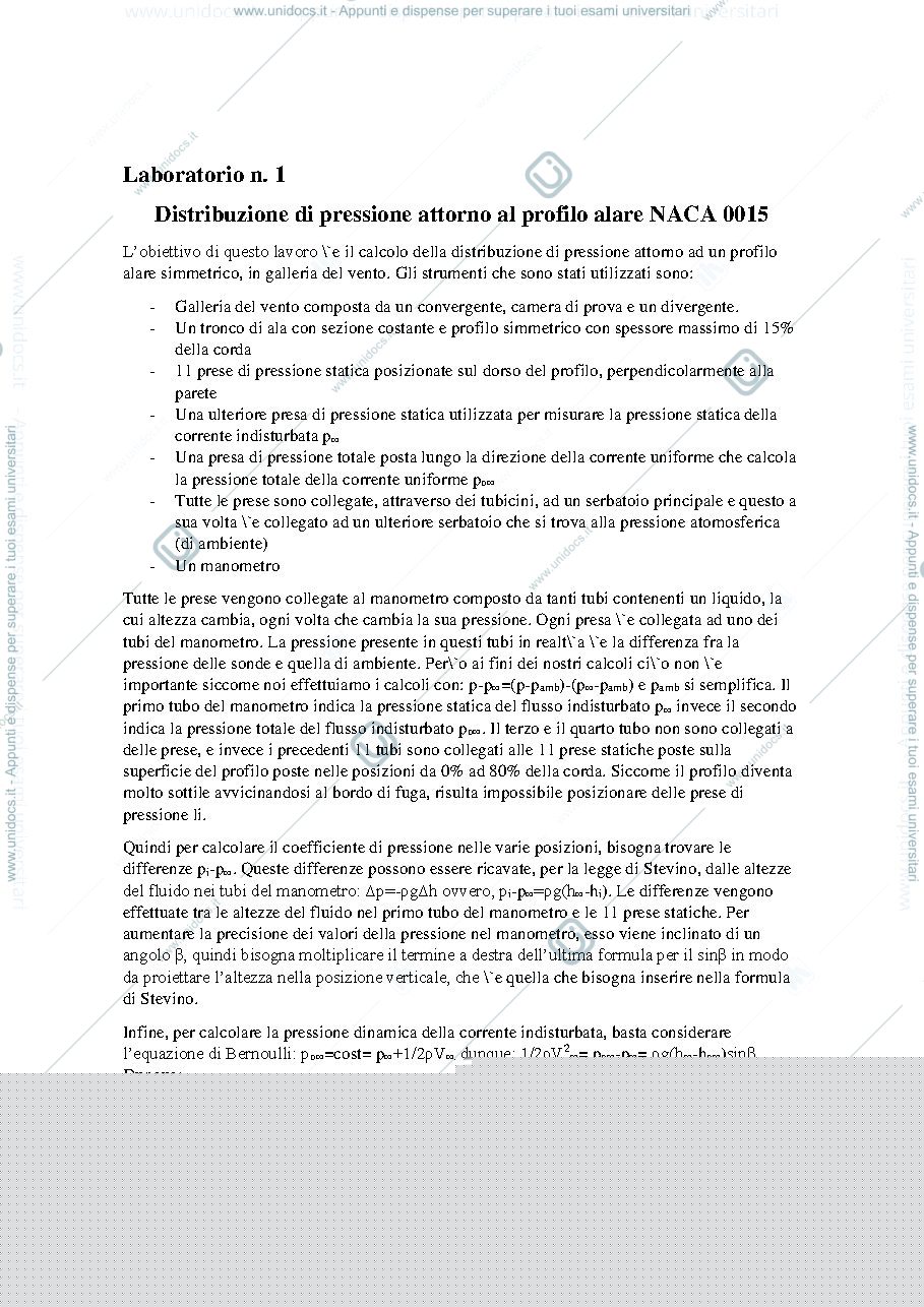 Anteprima pagina 2 — Laboratorio Gasdinamica