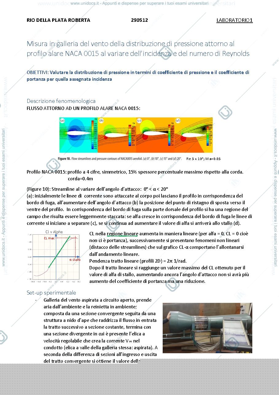 Anteprima pagina 1 — Relazione lab1