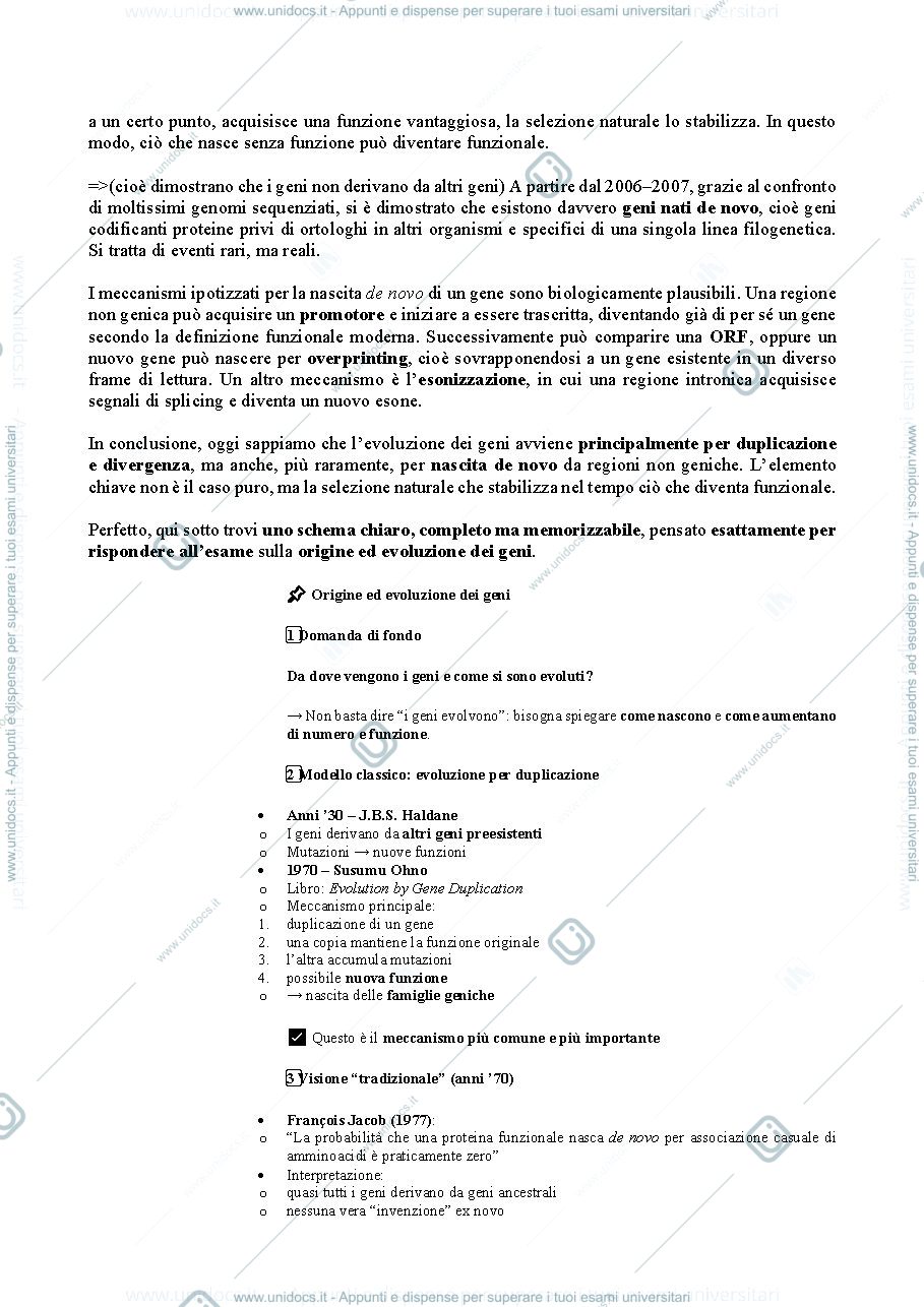 Anteprima pagina 2 — Genetica avanzata