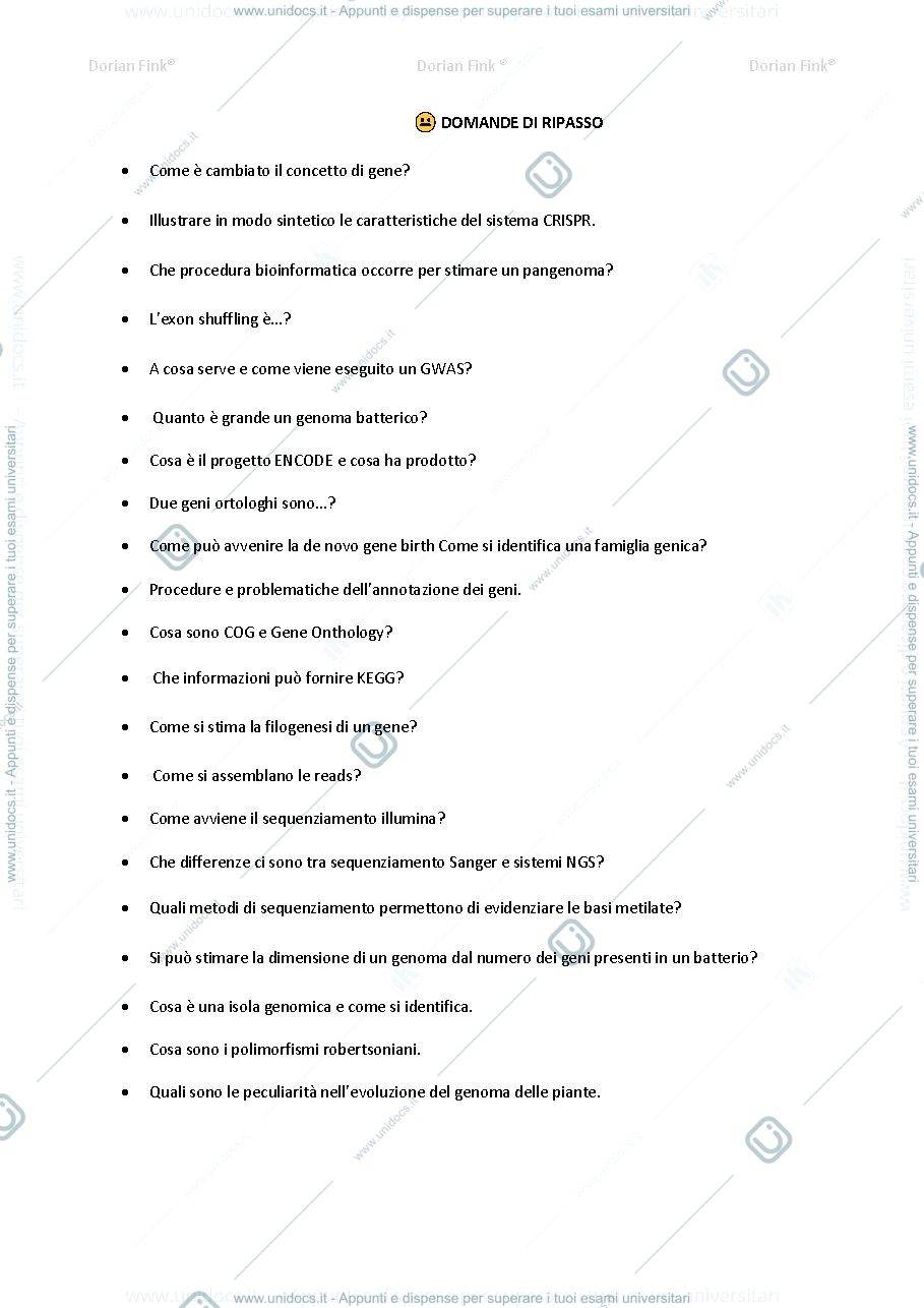 Anteprima pagina 4 — Appunti genetica avanzata