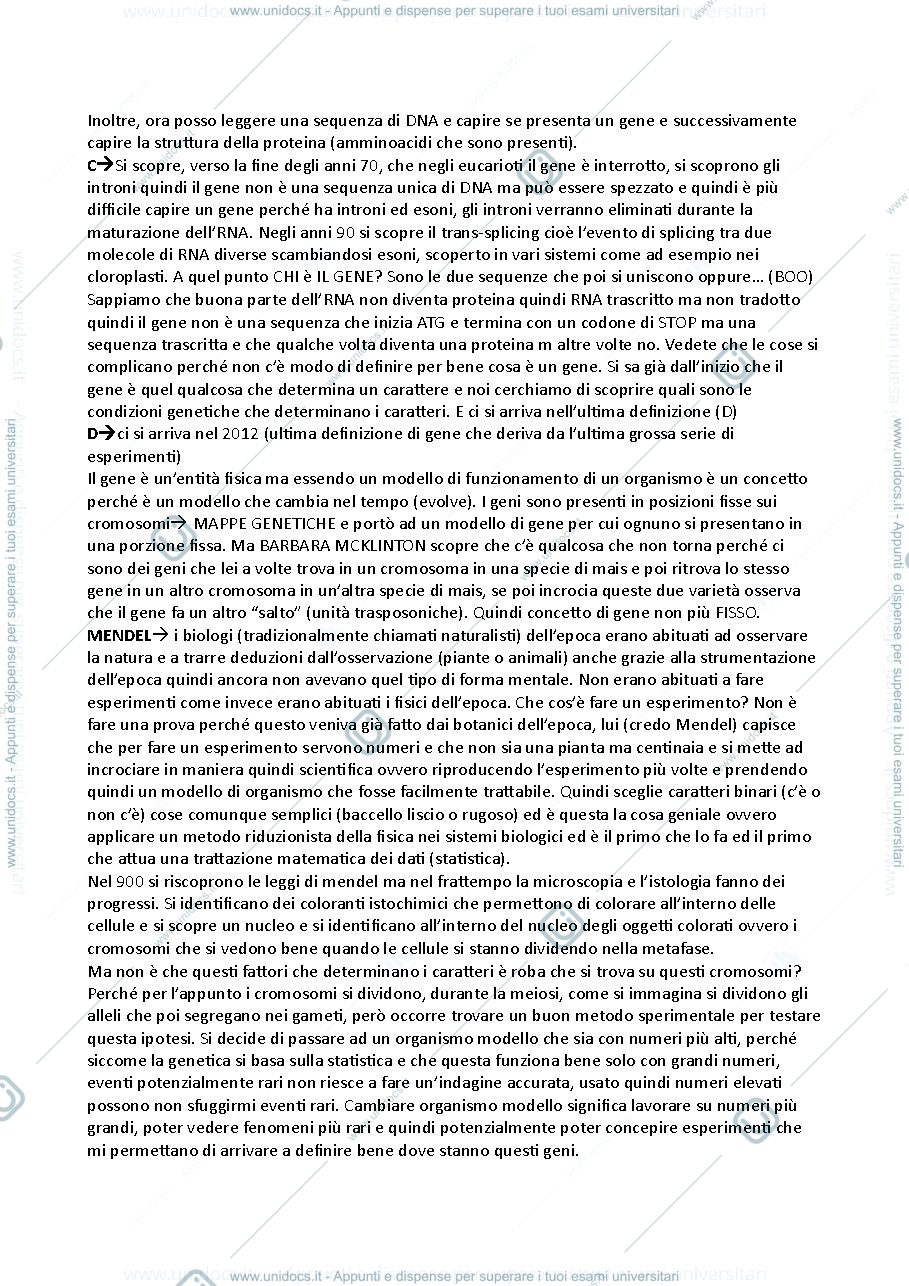 Anteprima pagina 2 — Genetica avanzata