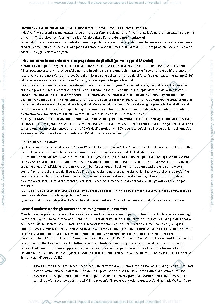 Anteprima pagina 3 — Genetica - Professor Zordan