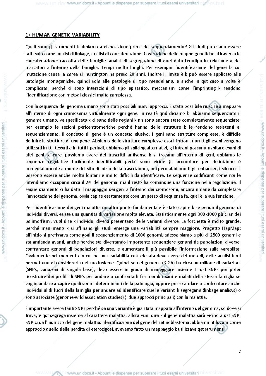 Anteprima pagina 2 — genetica molecolare