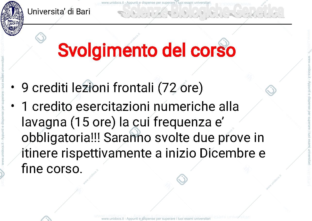 Anteprima pagina 2 — genetica slide