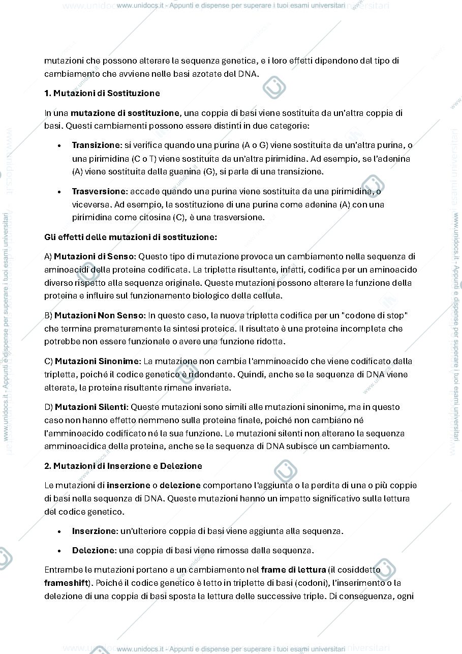 Anteprima pagina 3 — le mutazioni e le chimere