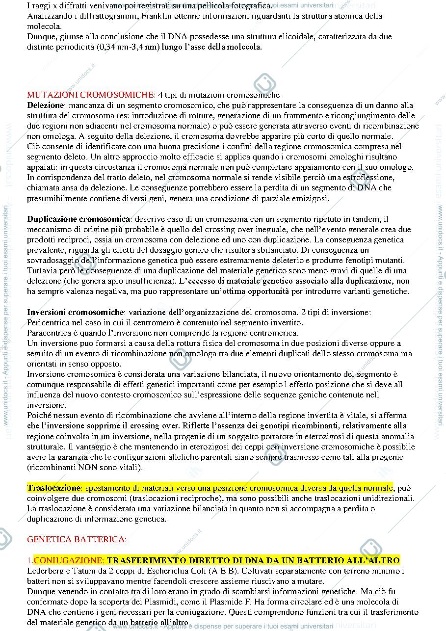 Anteprima pagina 3 — Genetica