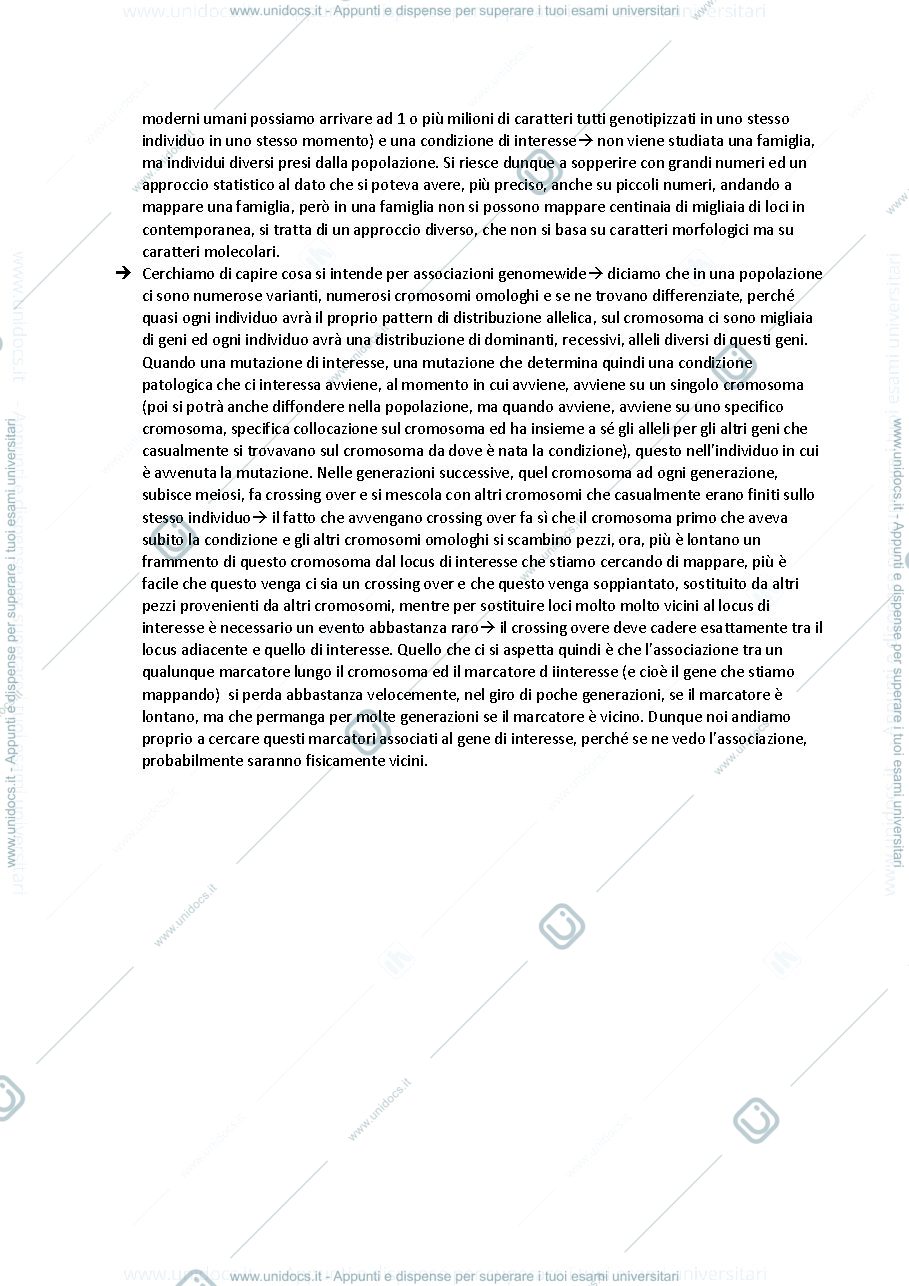 Anteprima pagina 3 — marcatori e progetto genoma umano 