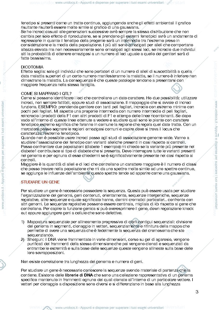 Anteprima pagina 3 — genetica 2 