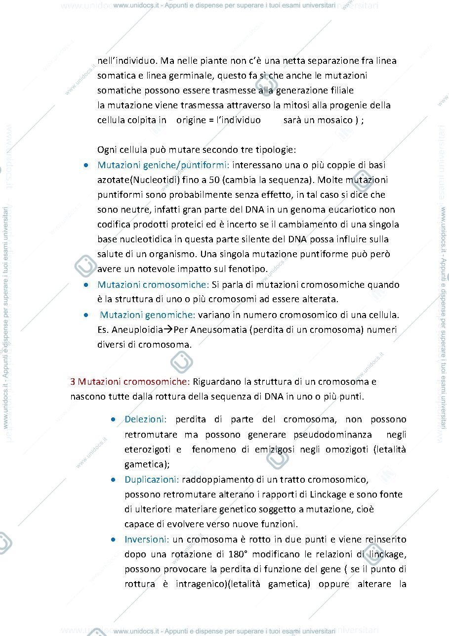 Anteprima pagina 2 — secondo compitino genetica