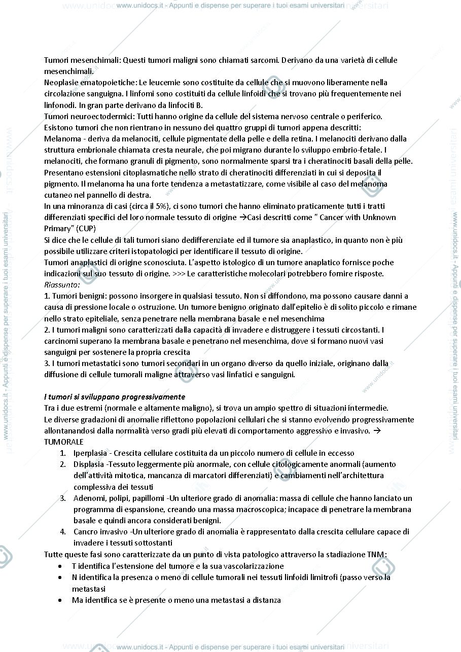 Anteprima pagina 3 — genetica del cancro