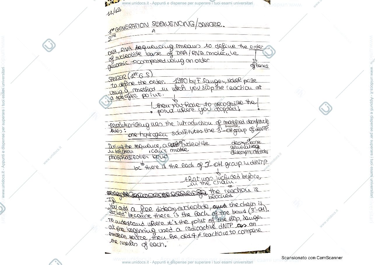Anteprima pagina 1 — Sanger 