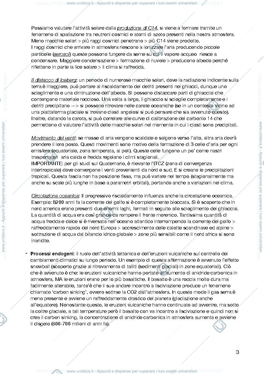 Anteprima pagina 3 — Geologia del quaternario