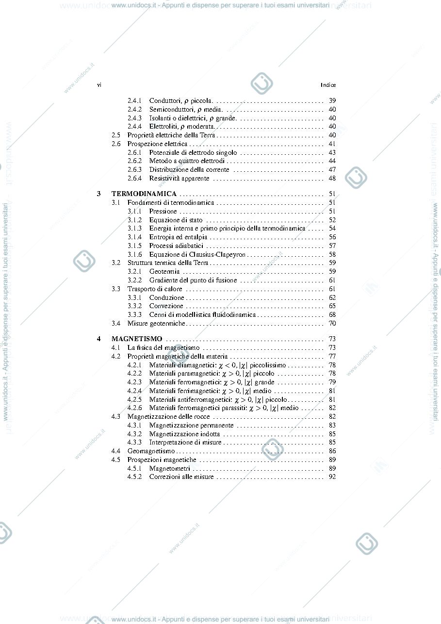 Anteprima pagina 4 — Dispense Geofisica Prof.ssa Pasquero Unimib