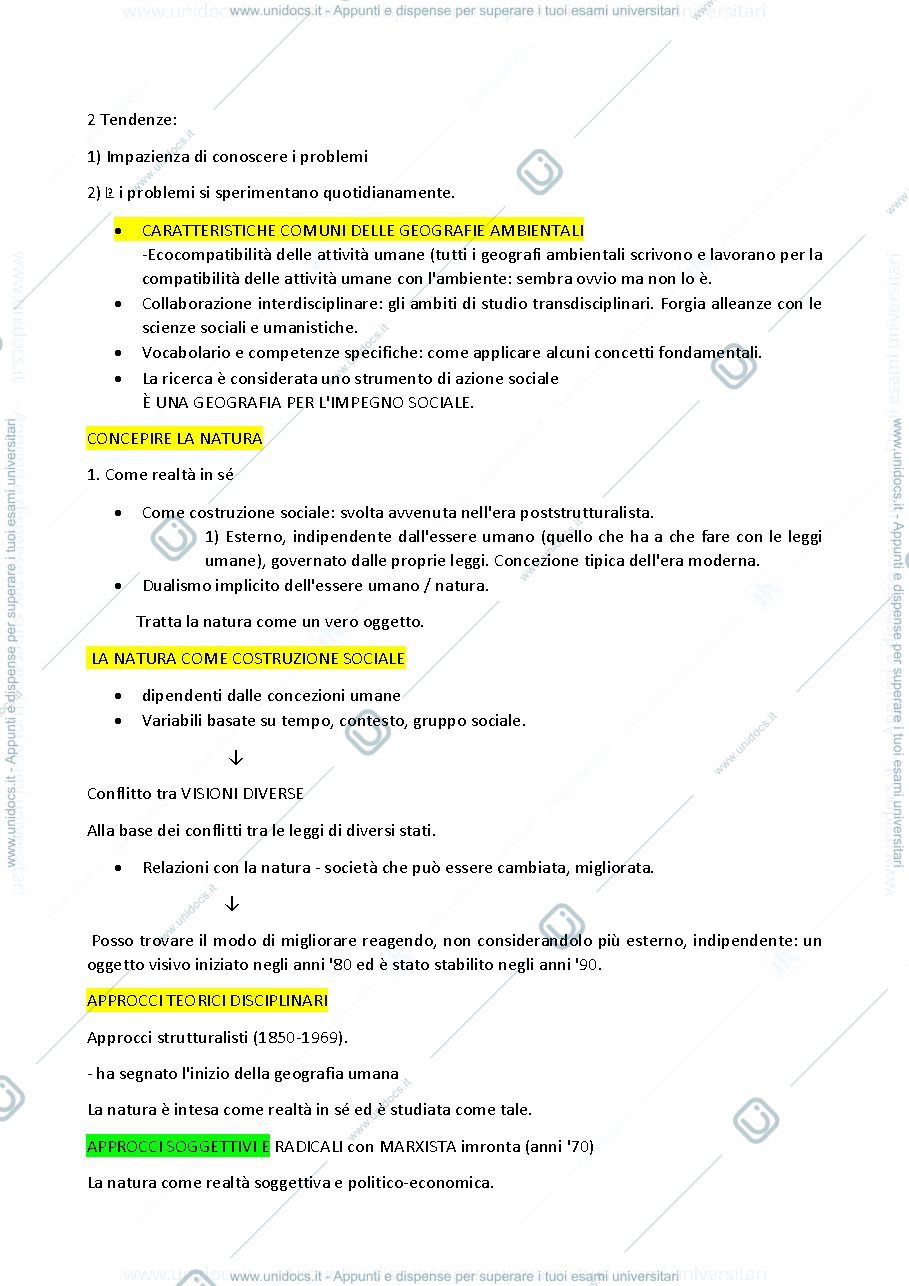 Anteprima pagina 2 — APUNTI GEOGRAFIA AMBIENTALI