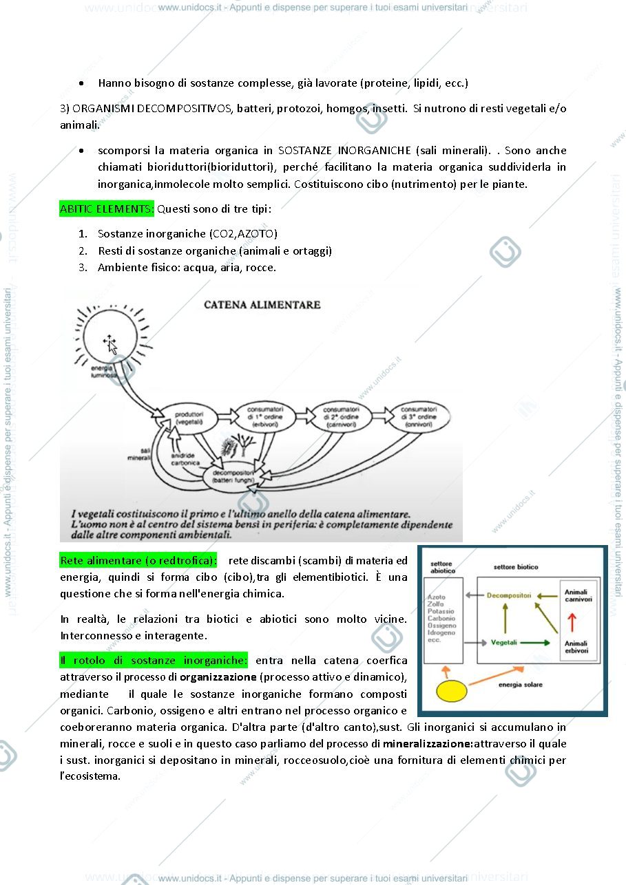 Anteprima pagina 2 — Parte relativi a ecosistema