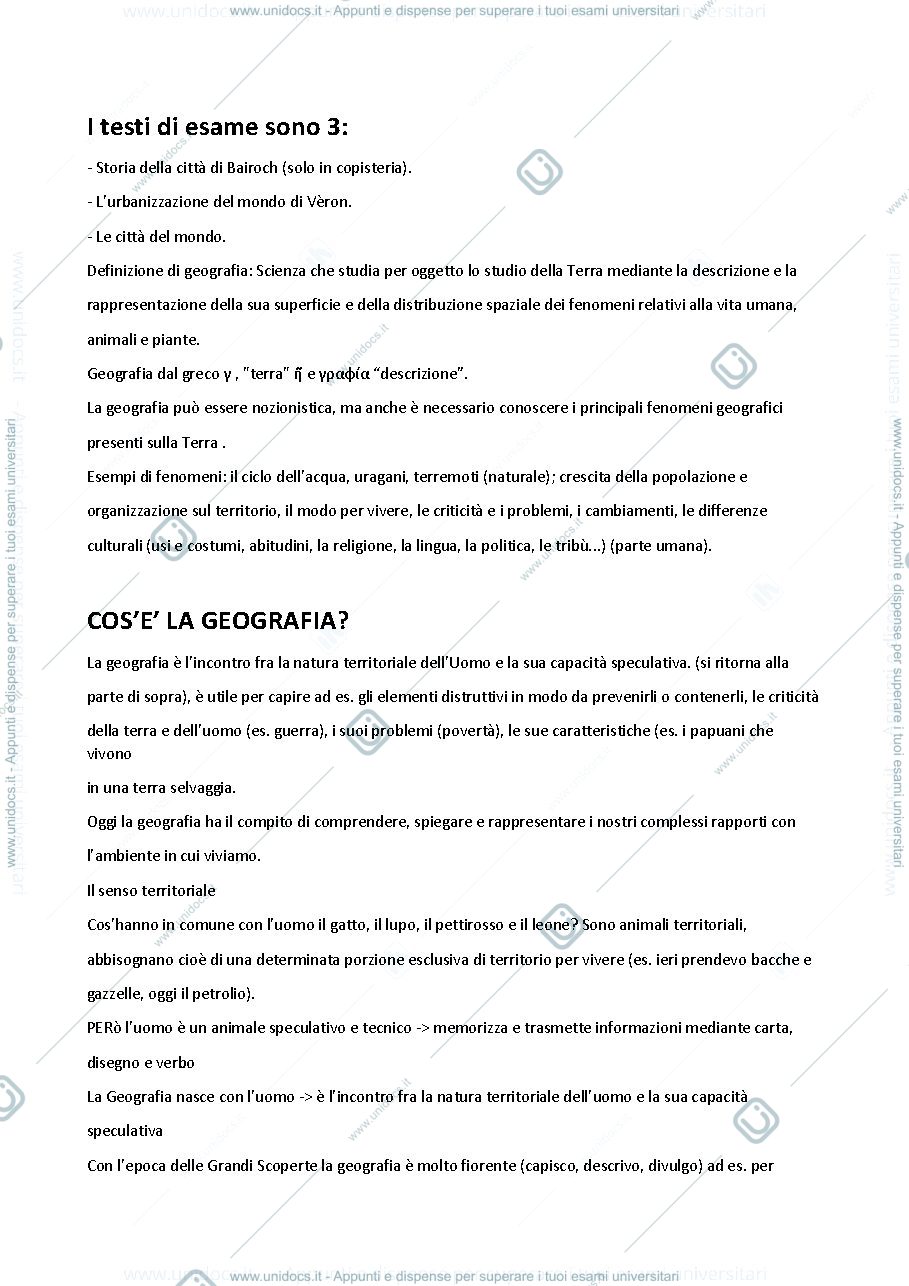 Anteprima pagina 2 — Appunti Geografia Culturale 