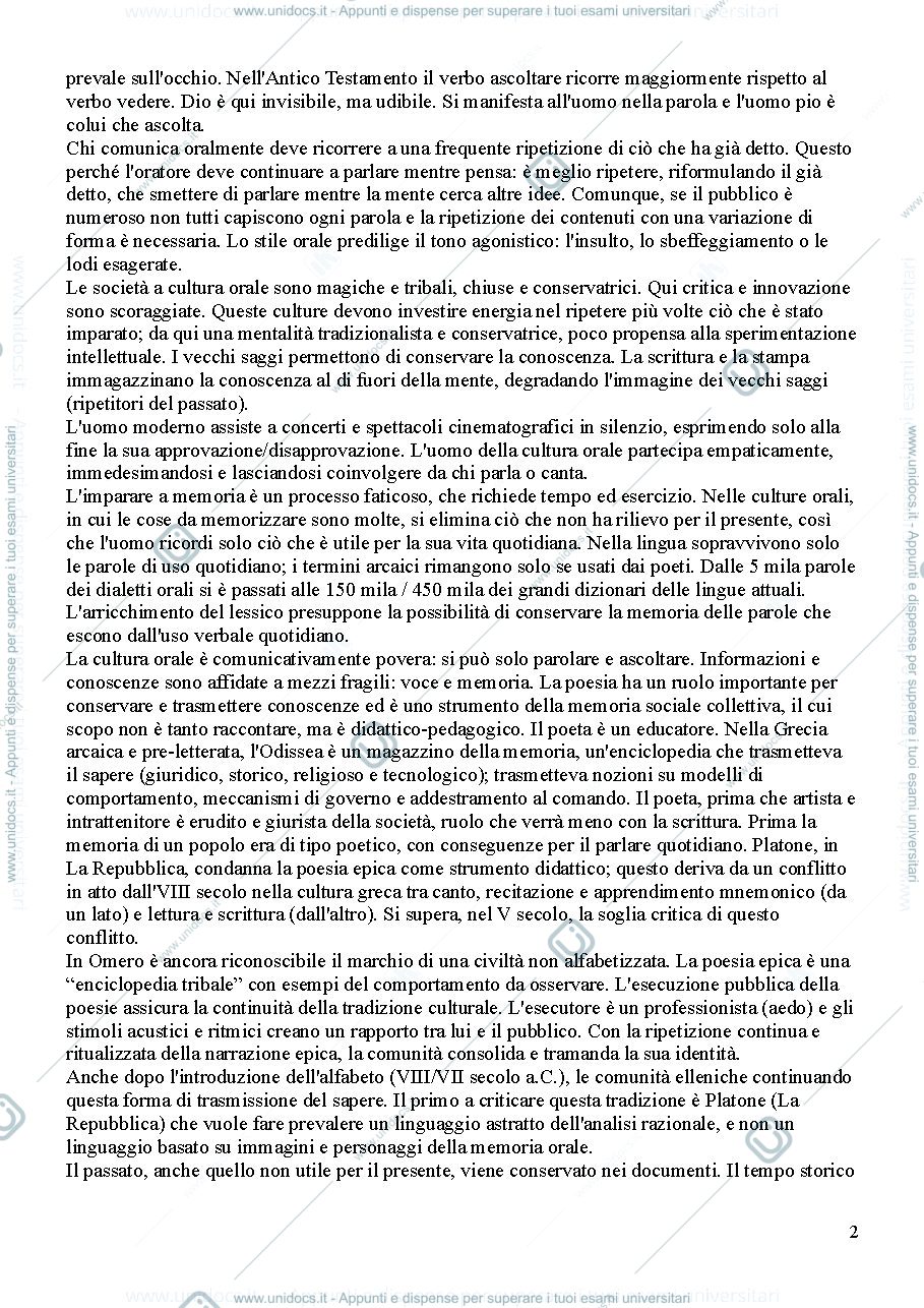 Anteprima pagina 2 — Riassunto Dispense Geografia Della Comunicazione