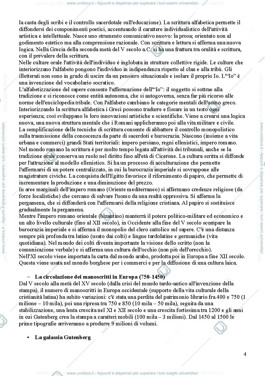 Anteprima pagina 4 — Riassunto Dispense Geografia Della Comunicazione