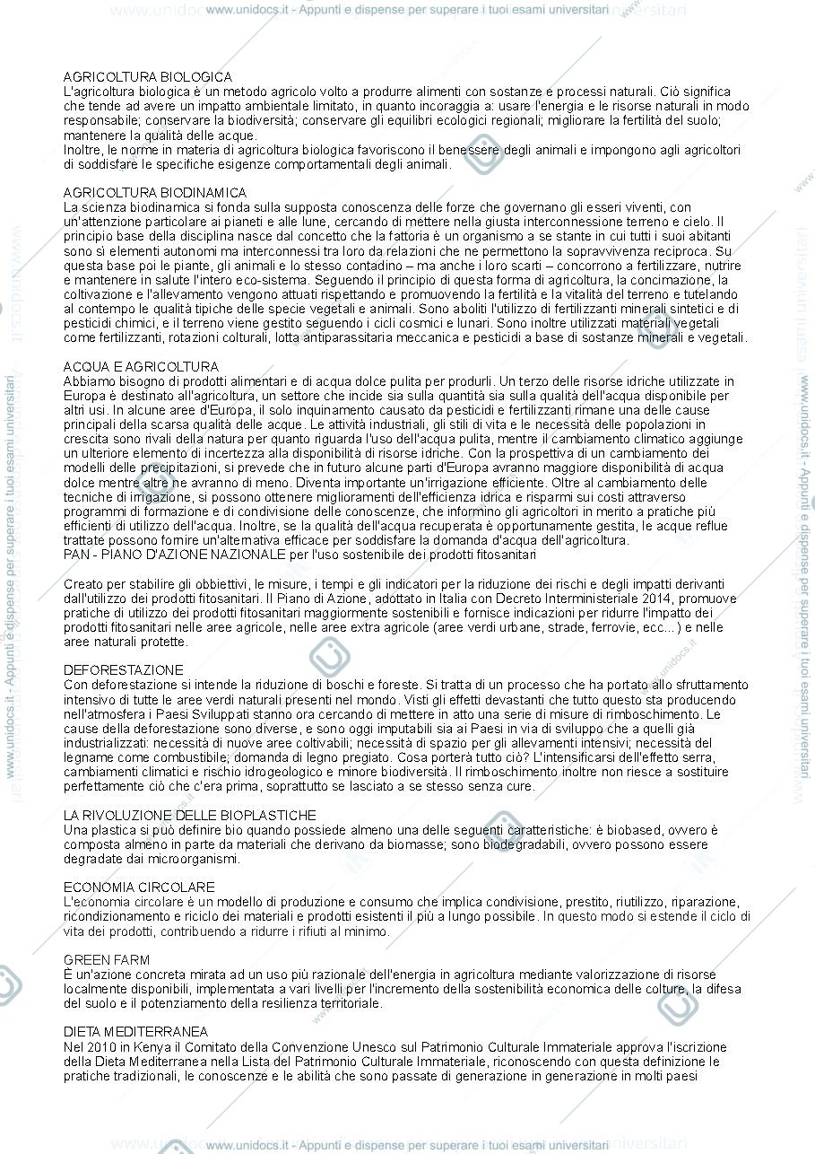 Anteprima pagina 2 — riassunto geografia dell'ambiente