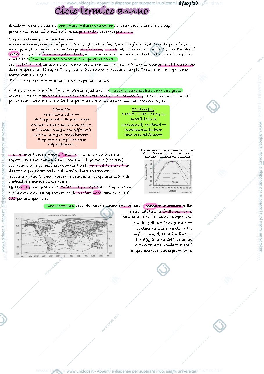 Anteprima pagina 4 — Appunti Geografia fisica