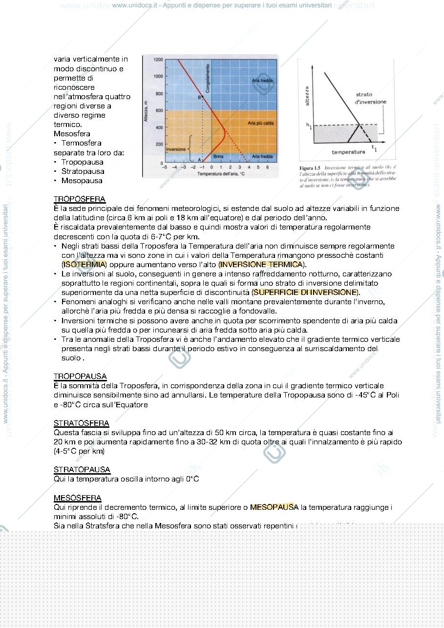 Anteprima pagina 4 — APPUNTI GEOGRAFIA FISICA  