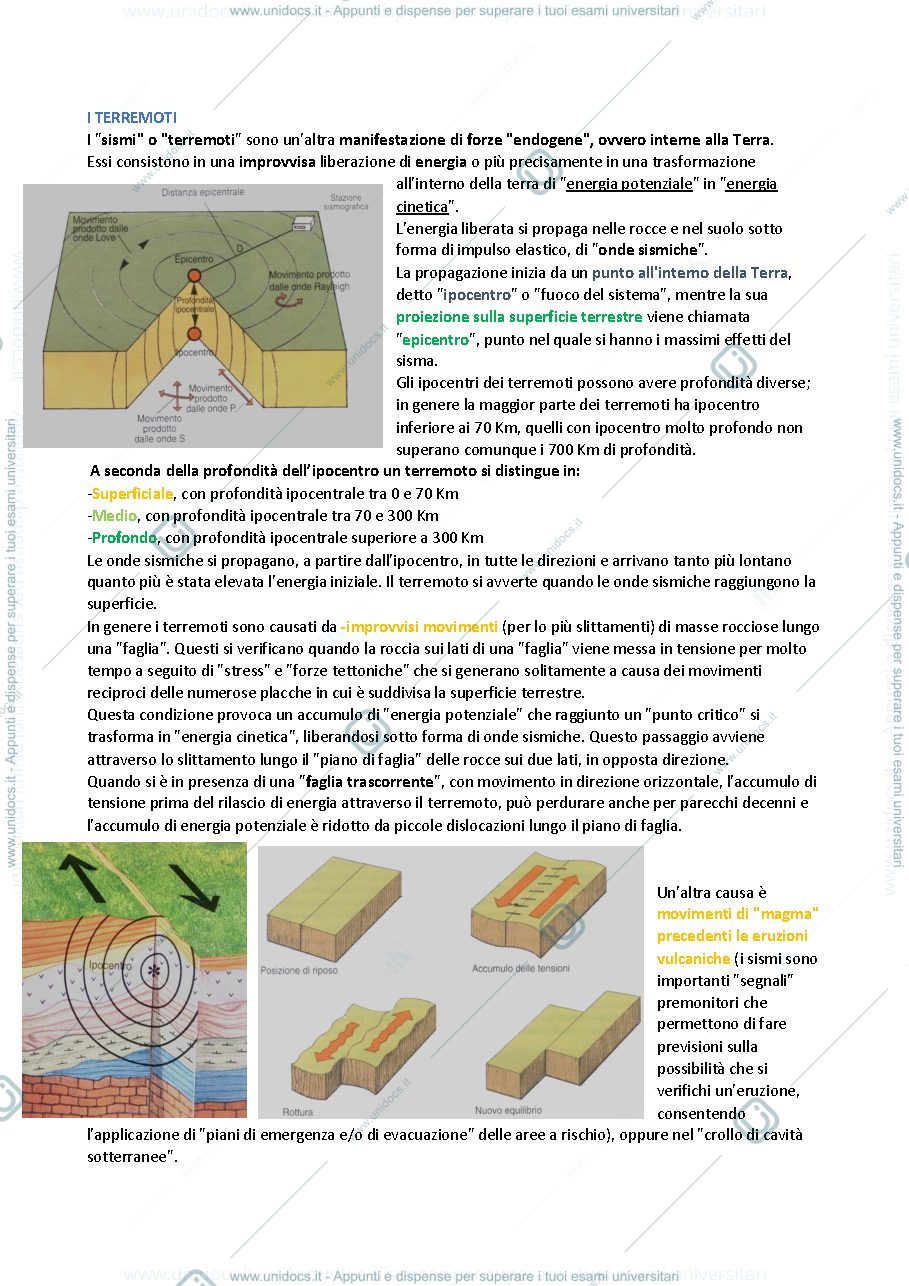 Anteprima pagina 1 — I Terremoti