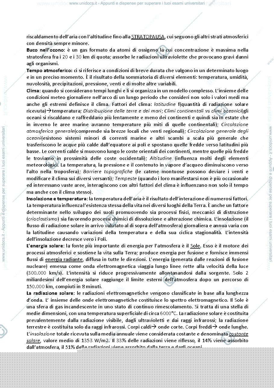 Anteprima pagina 3 — Appunti Geografica Fisica parte 1