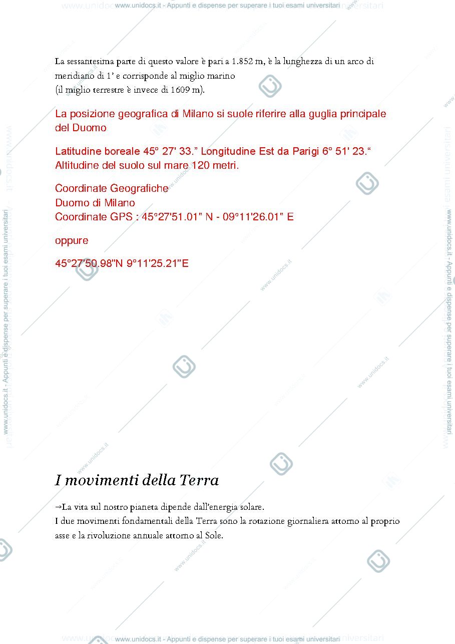 Anteprima pagina 4 — Riassunti del corso di geografia fisica 