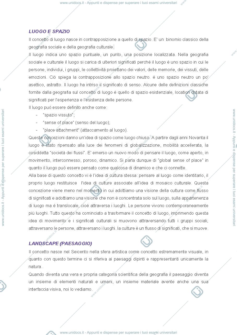 Anteprima pagina 2 — Appunti geografia sociale a.s. 2024/2025
