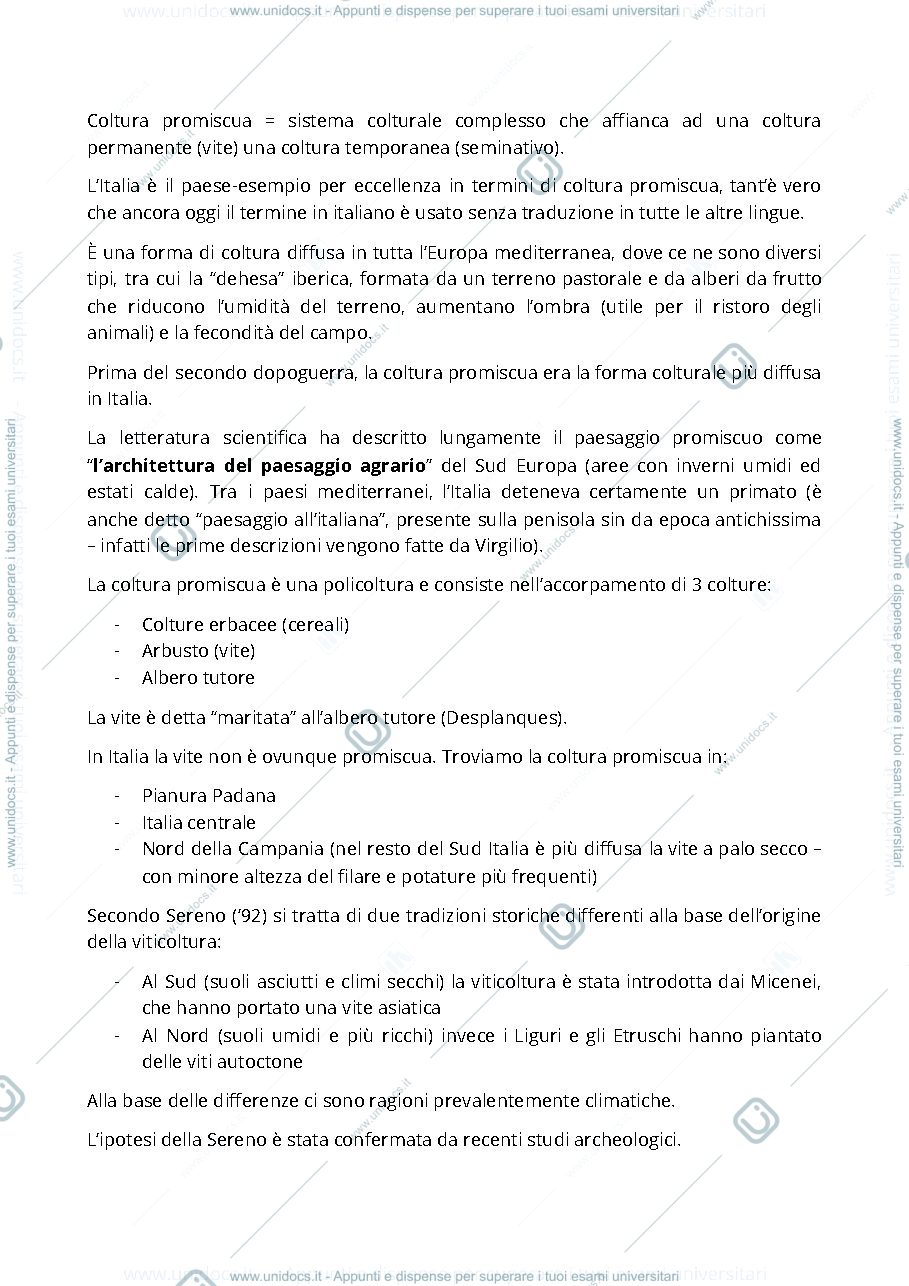 Anteprima pagina 2 — Letture geografiche di un paesaggio storico (riassunto)
