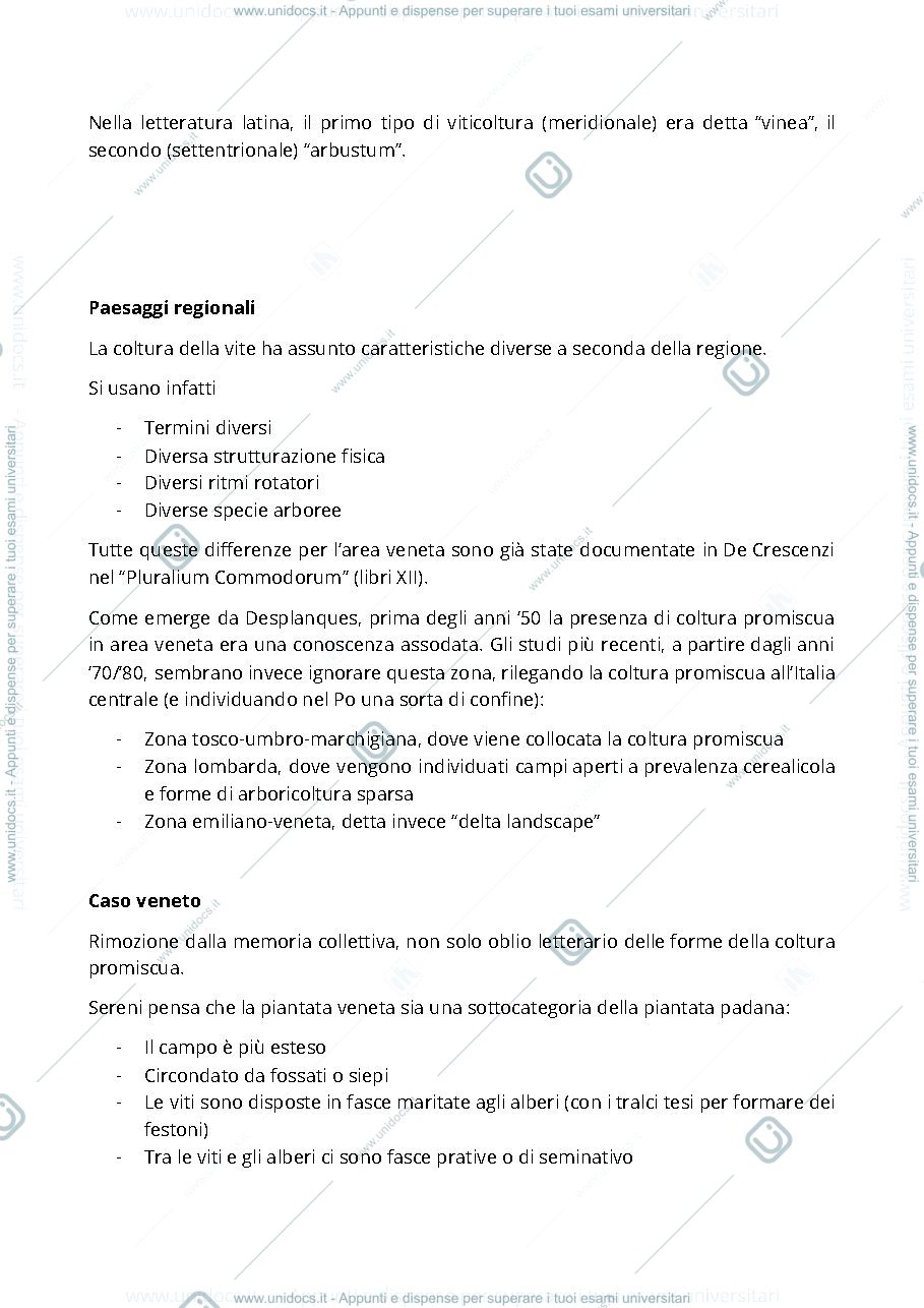 Anteprima pagina 3 — Letture geografiche di un paesaggio storico (riassunto)