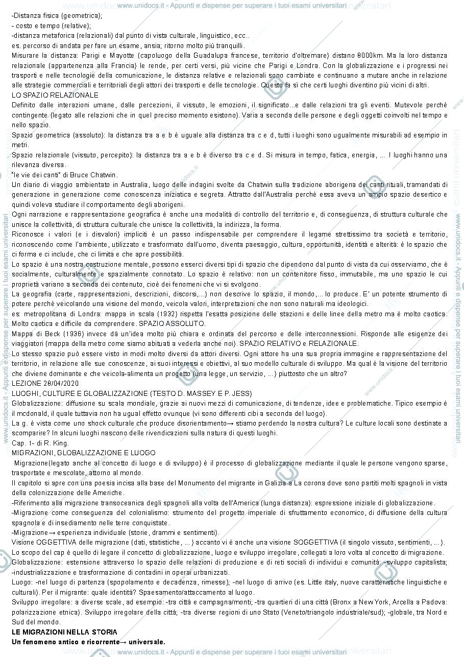 Anteprima pagina 3 — Appunti di geografia umana