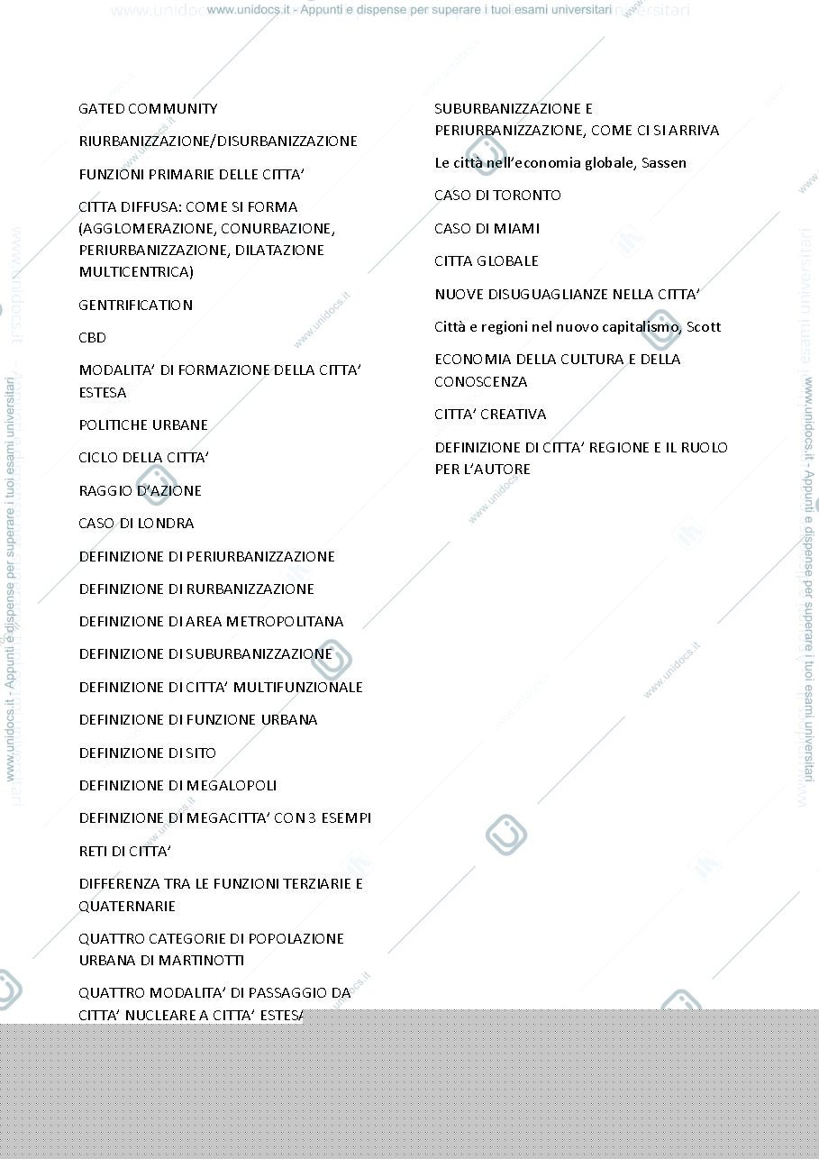 Anteprima pagina 1 — Geografia urbana