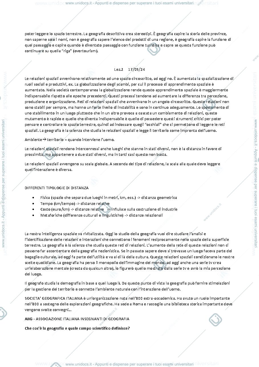 Anteprima pagina 2 — GEOGRAFIA UMANA 