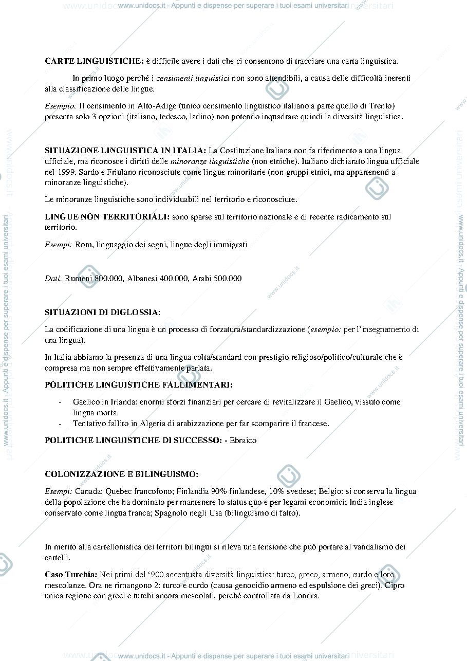 Anteprima pagina 1 — Concetti di Geografia Linguistica