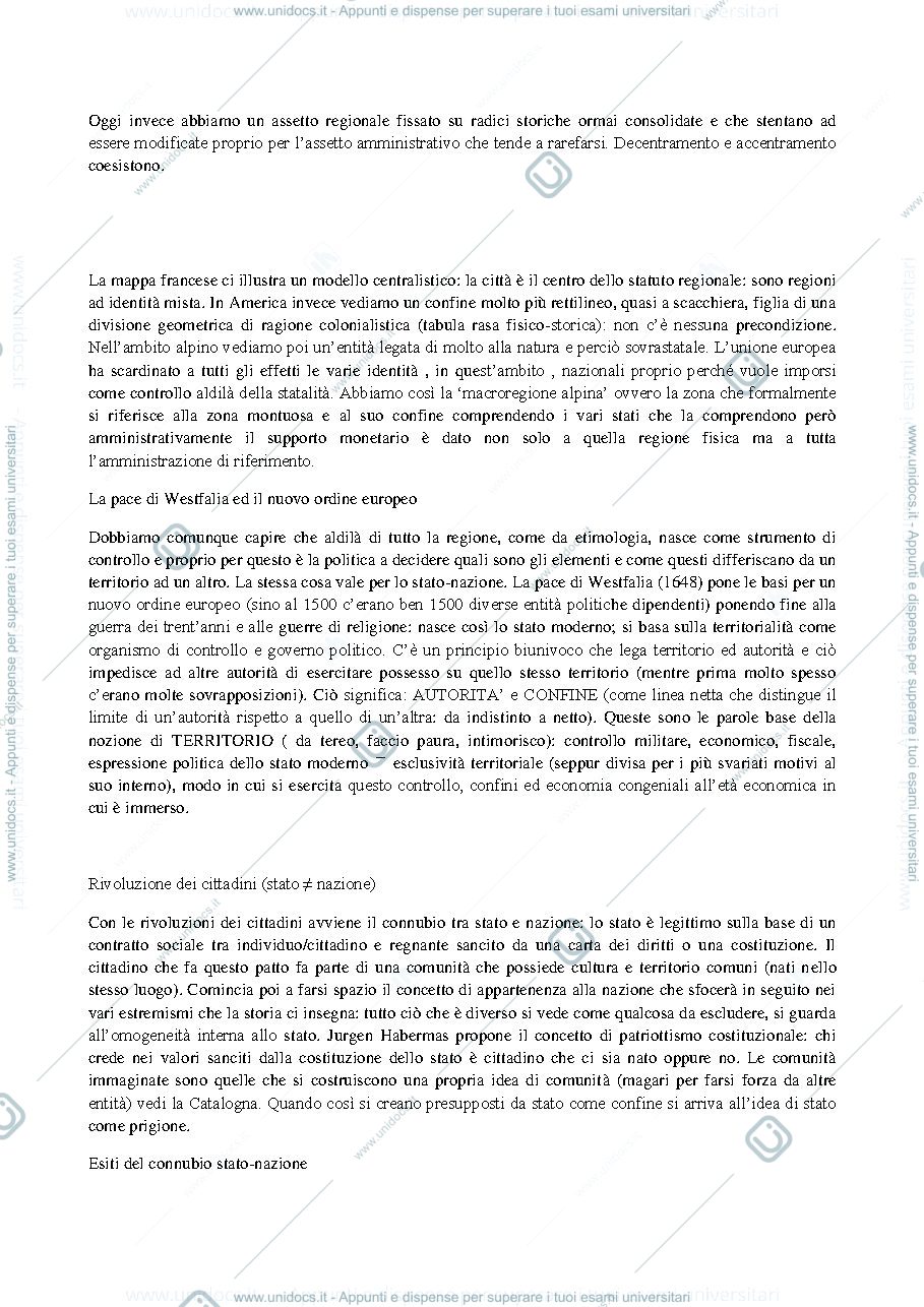 Anteprima pagina 3 — Appunti Lezione - Geografia 