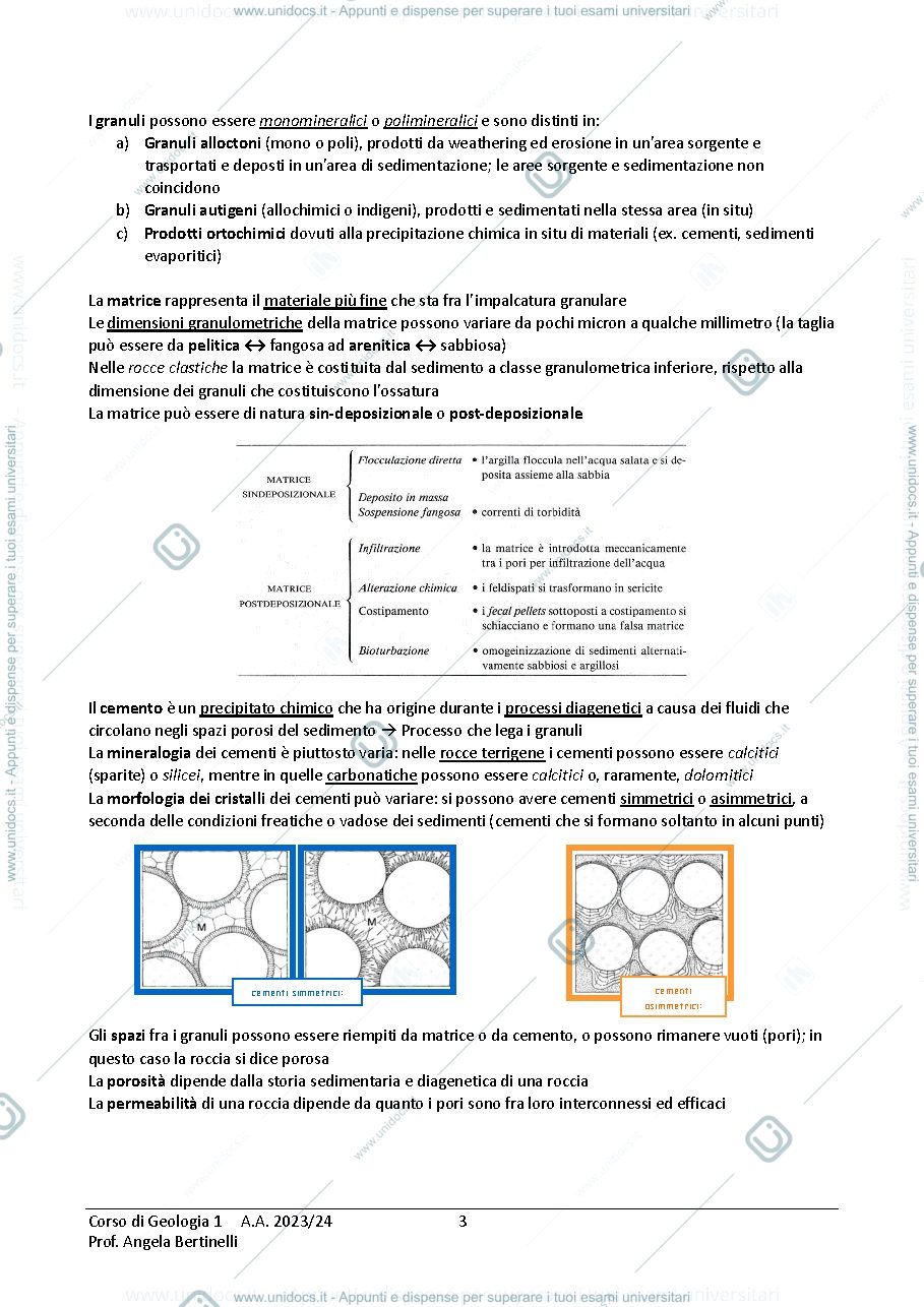 Anteprima pagina 3 — Appunti del corso Geologia 1