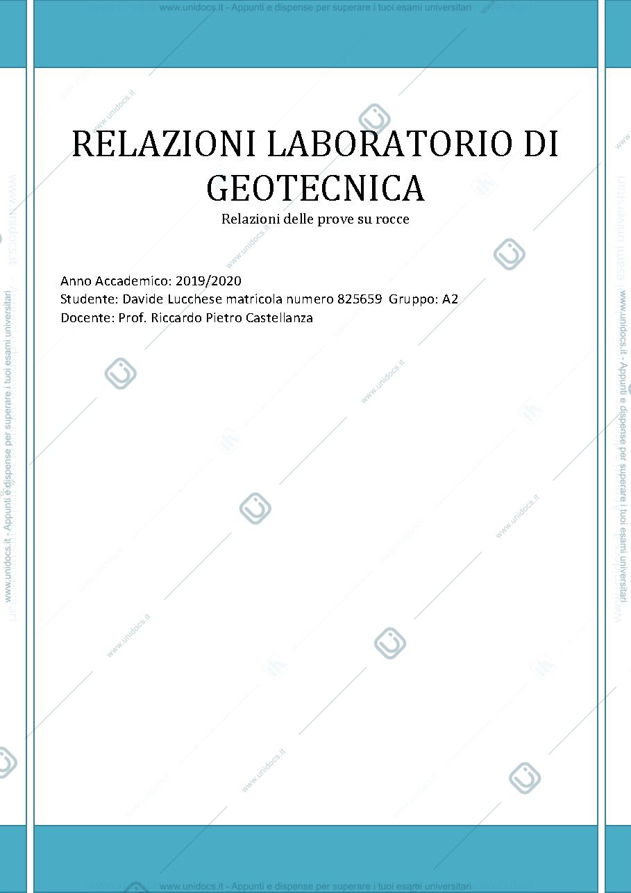 Anteprima pagina 1 — relazioni geotecnica