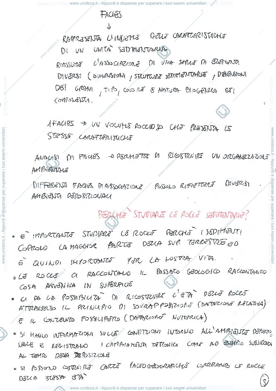 Anteprima pagina 3 — Geologia del sedimentario 