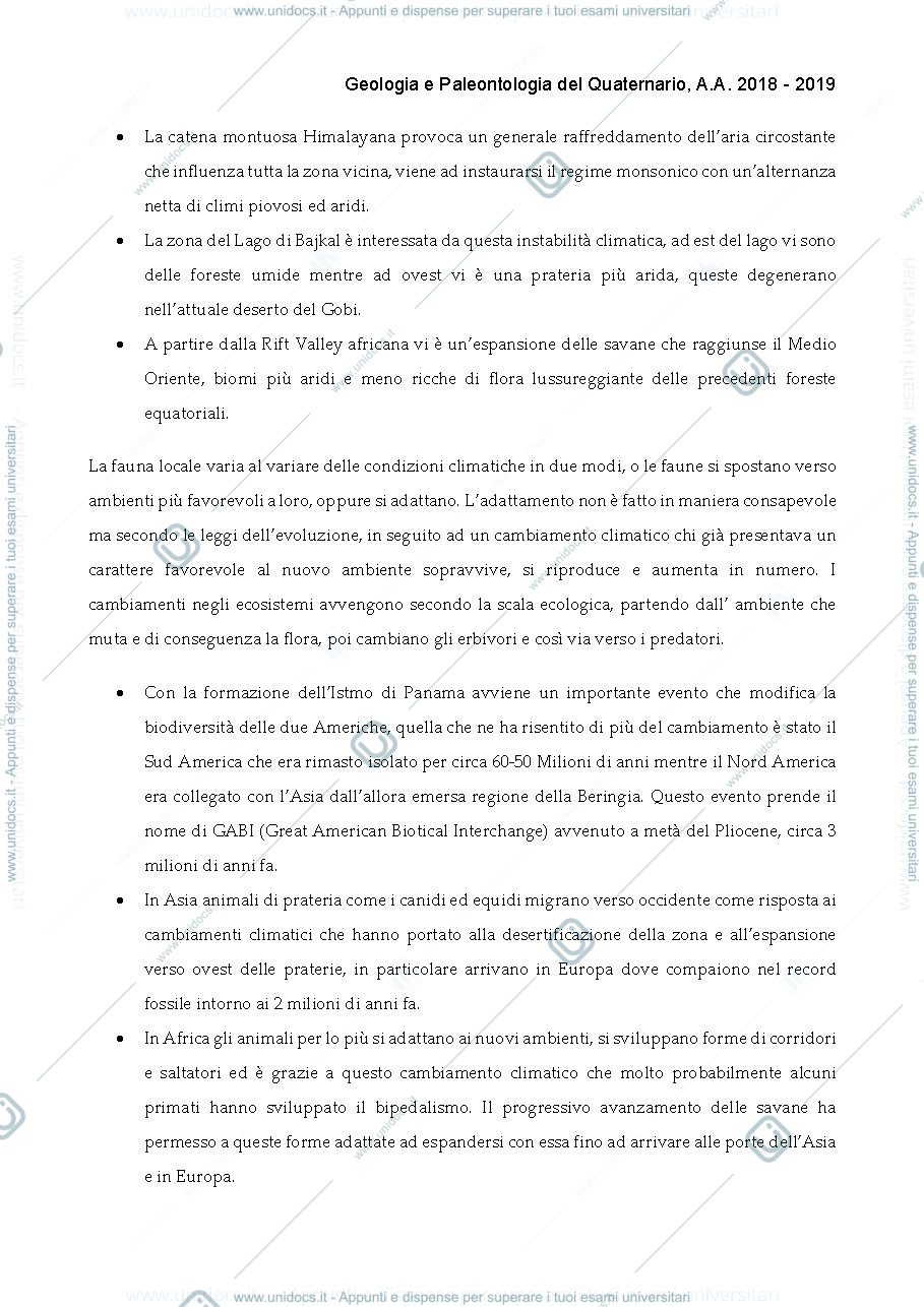 Anteprima pagina 2 — Geologia e Paleontologia del Quaternario 