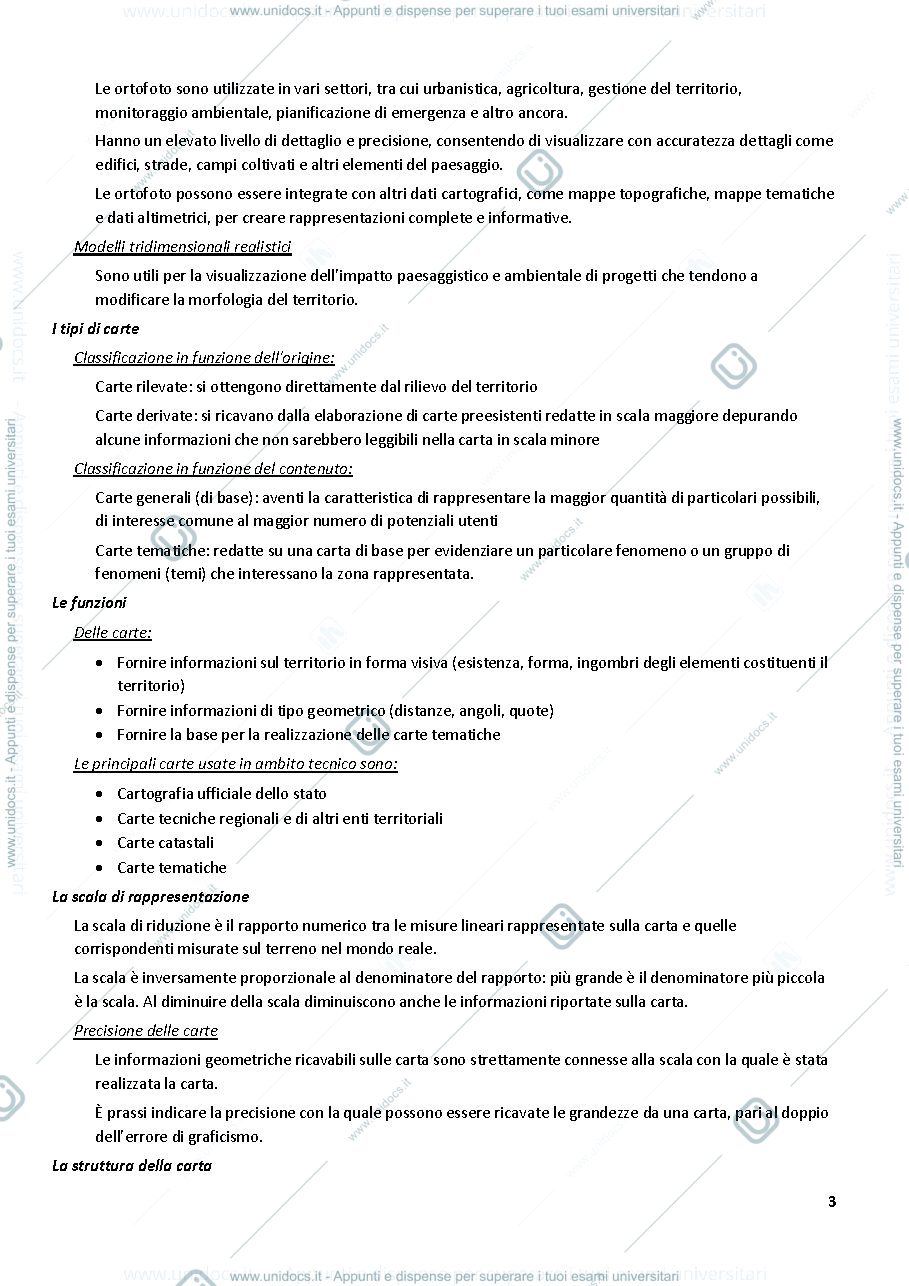 Anteprima pagina 3 — La cartografia