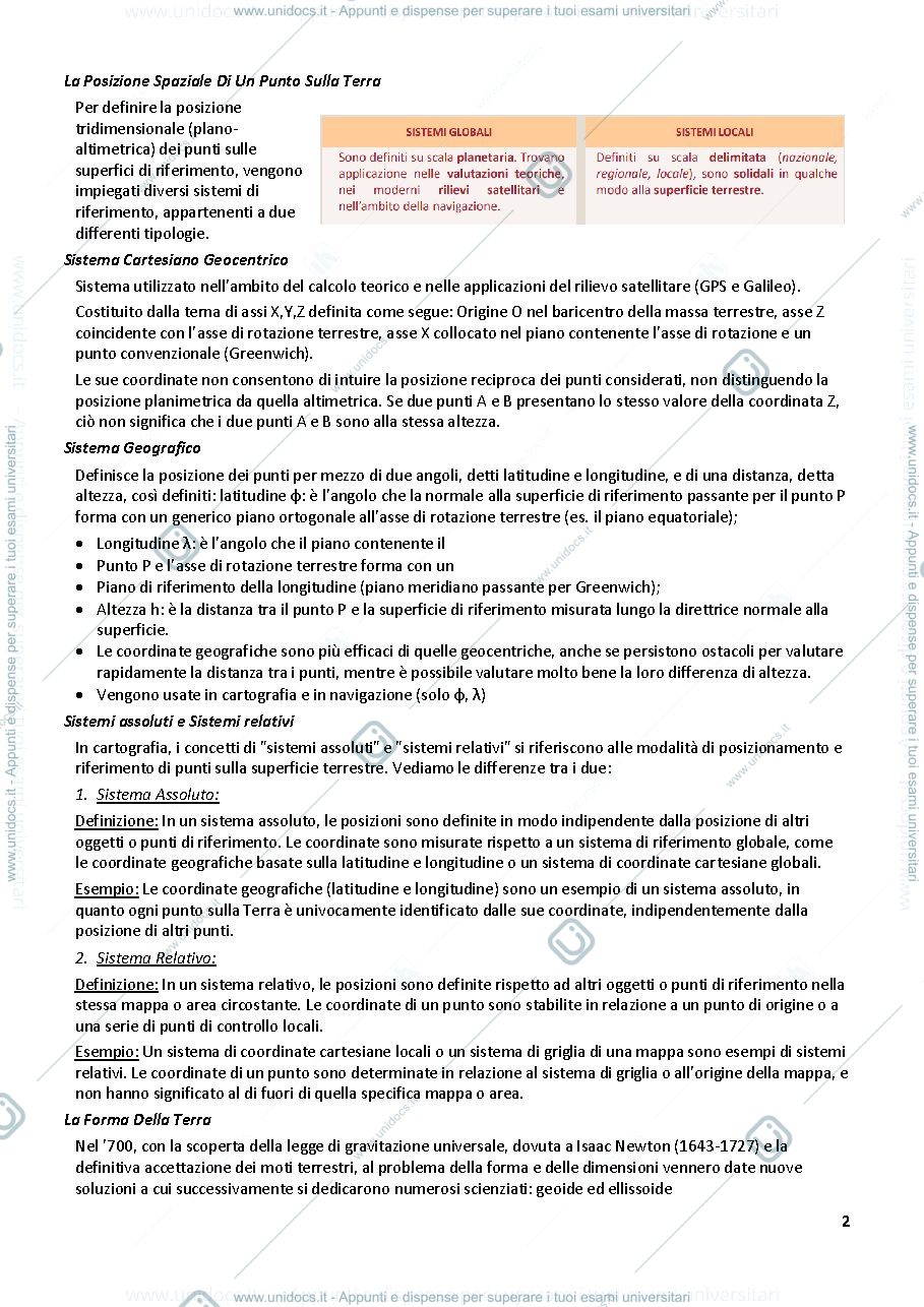 Anteprima pagina 2 — La geodesia