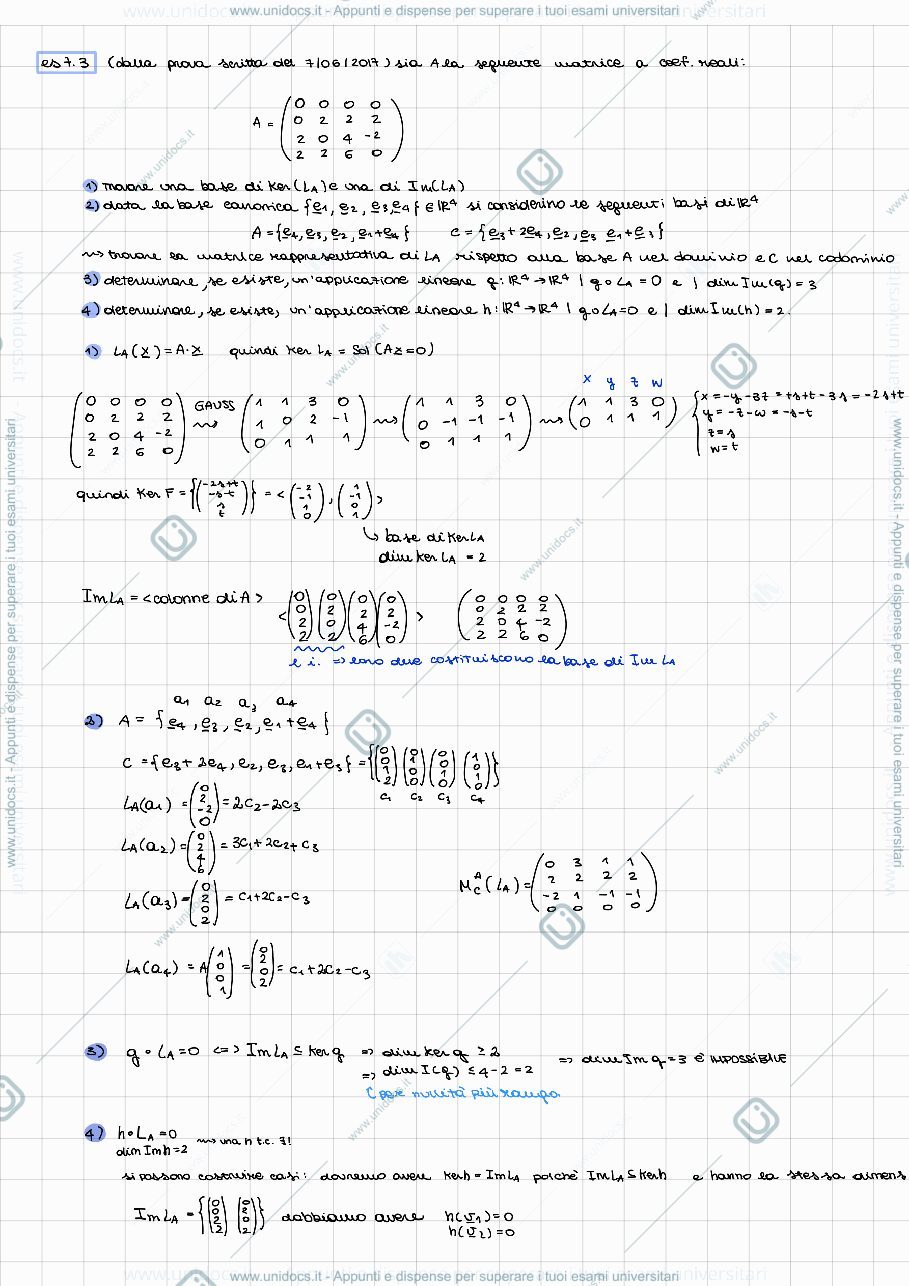 Anteprima pagina 3 — Esercitazioni di Geometria per il secondo parziale 