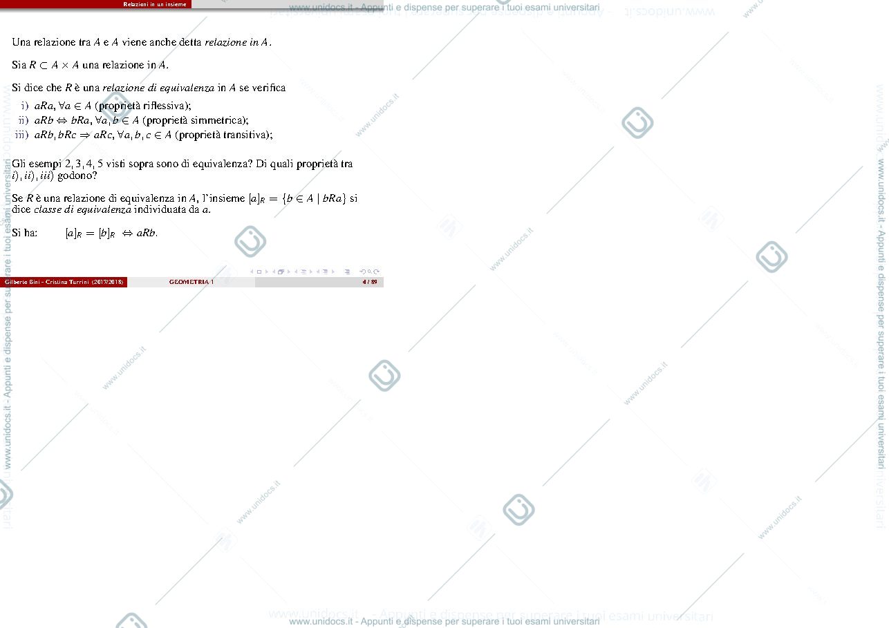 Anteprima pagina 4 — Dispense Geometria 1 - Bini (File 1)