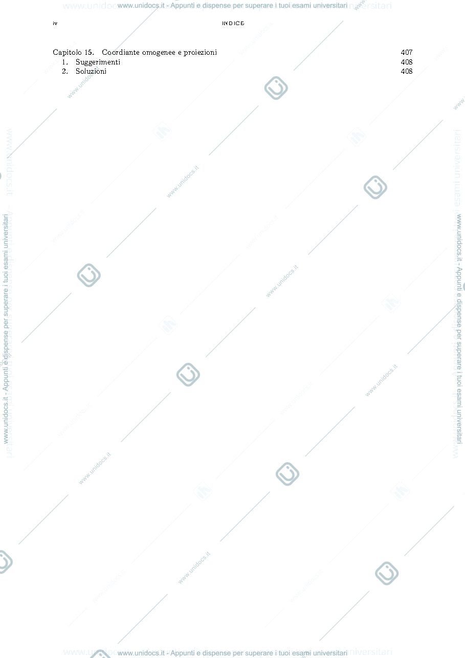 Anteprima pagina 4 — eserciziario geometria e algebra 