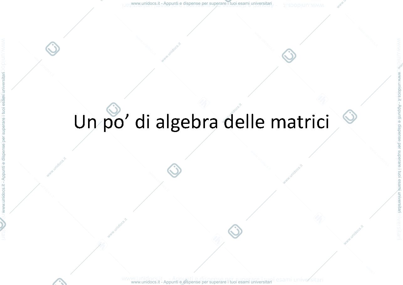 Anteprima pagina 1 — Lezione 4 slide lezioni prof: Alesandra Cherubini